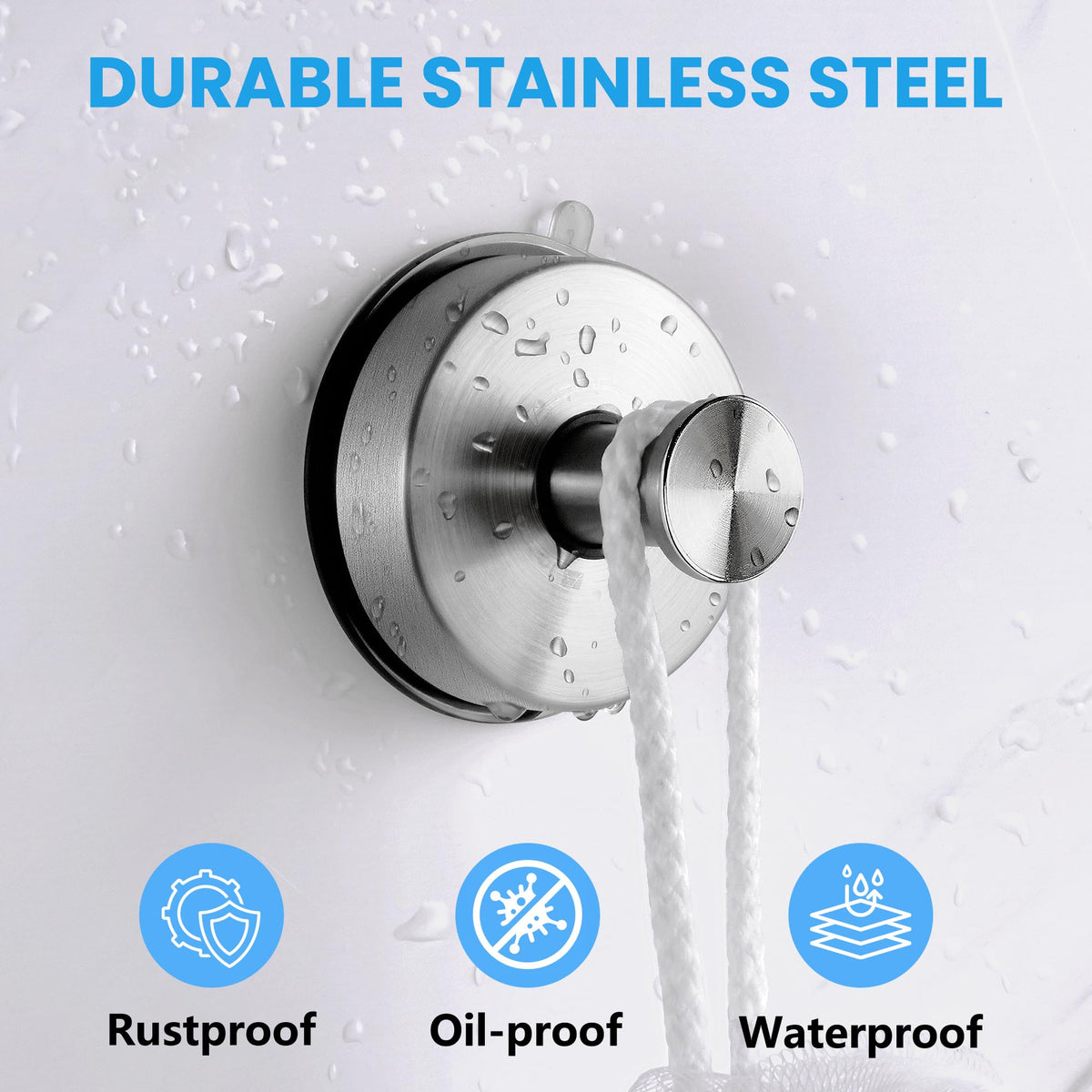 Goodinary® Suction Cup Hooks (2 Pcs)