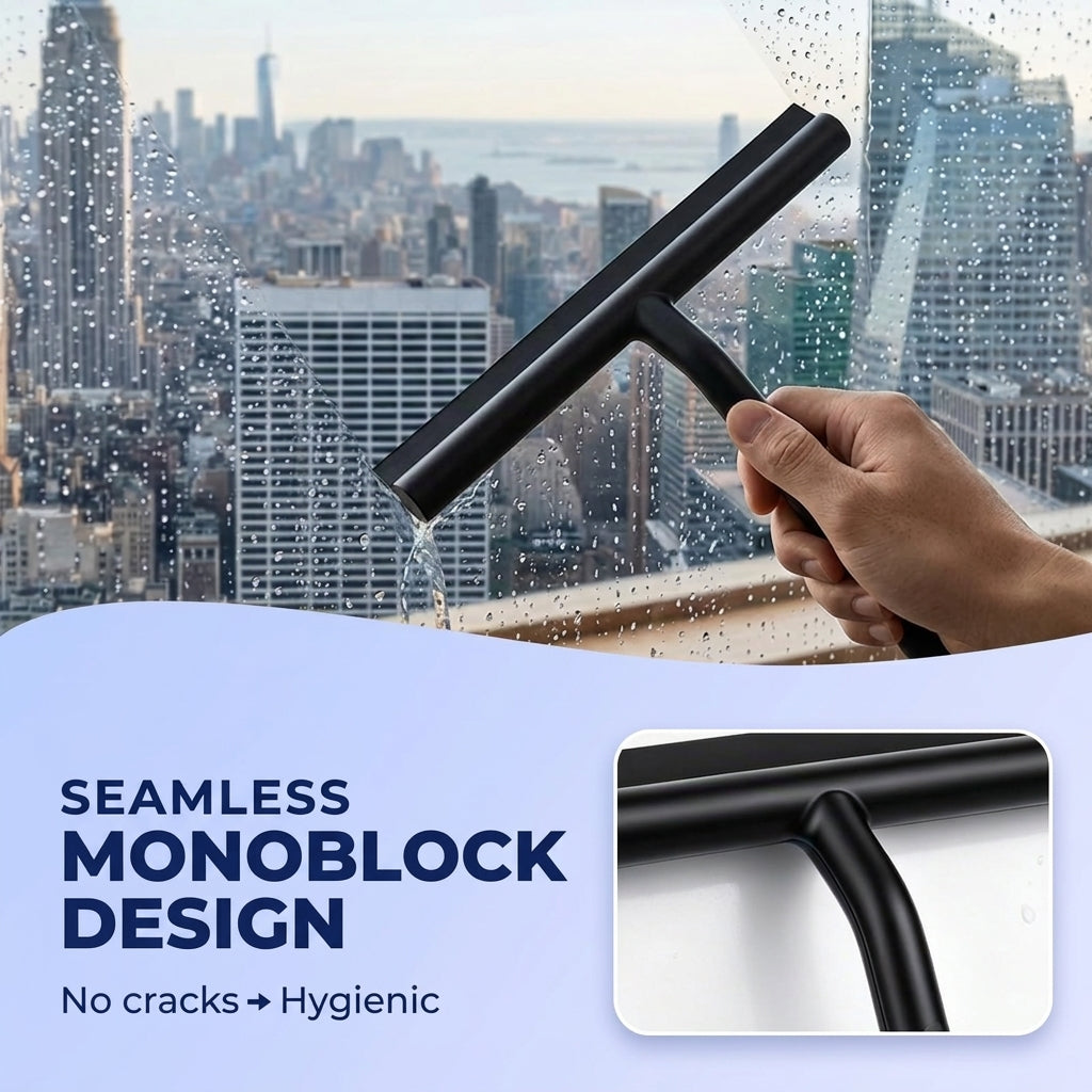 Goodinary® Modern Shower Squeegee with Silicone Blade