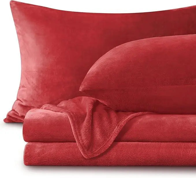 Goodinary® Plush Warm Flannel Fleece Bedding Set Goodinary