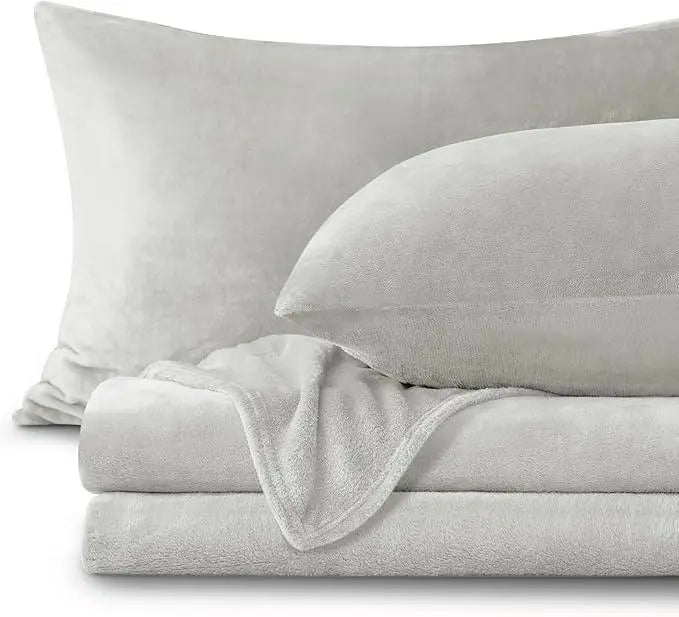 Goodinary® Plush Warm Flannel Fleece Bedding Set Goodinary