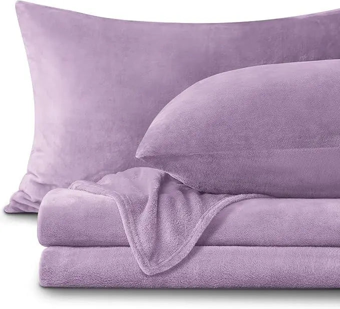 Goodinary® Plush Warm Flannel Fleece Bedding Set Goodinary