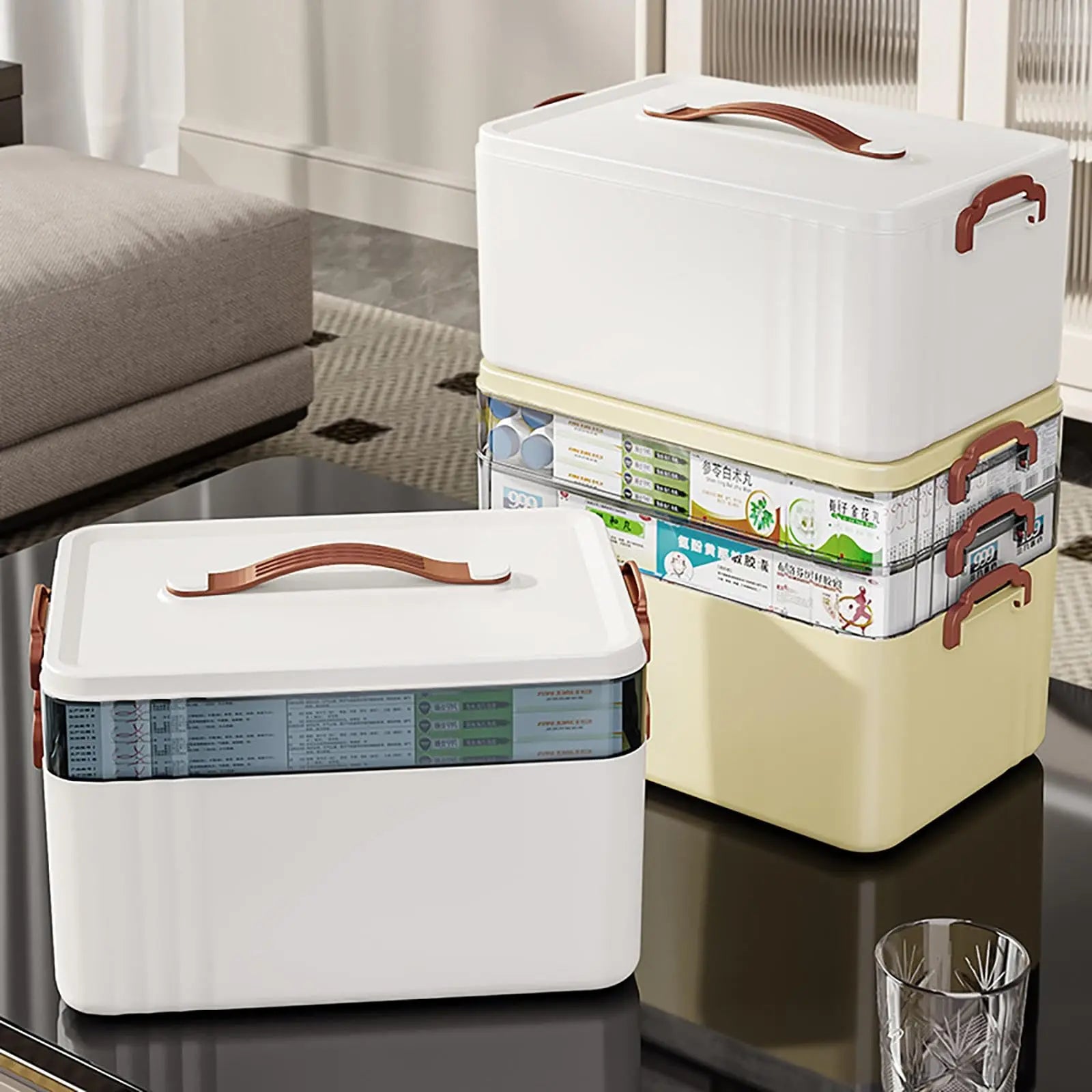 Medical Storage Box | 3 Tier First Aid Storage | Medical Storage Box