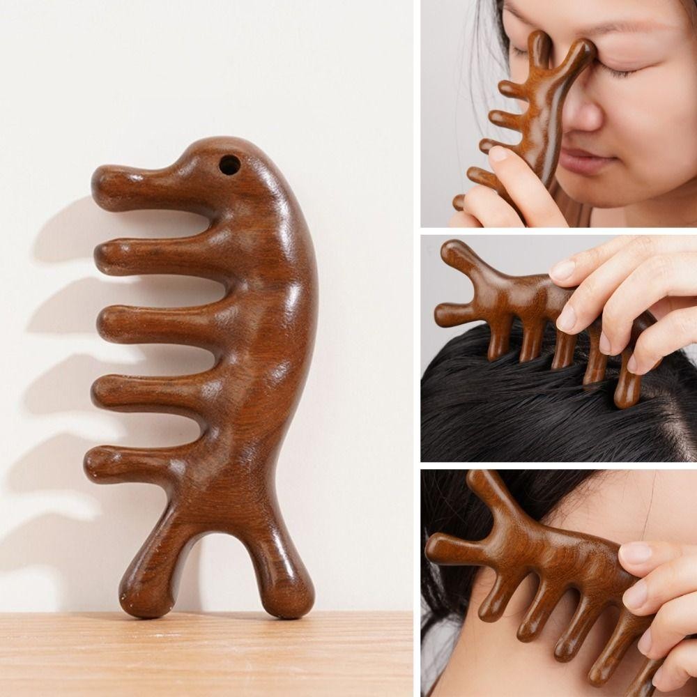 Goodinary® Wooden Scalp Massager Hair Comb
