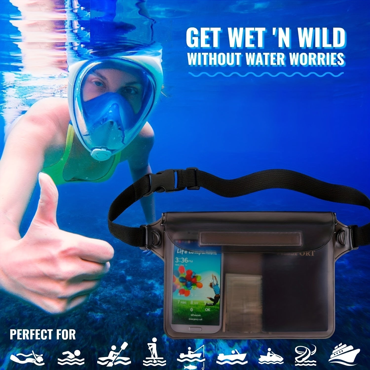 Goodinary® Waterproof Waist Bag