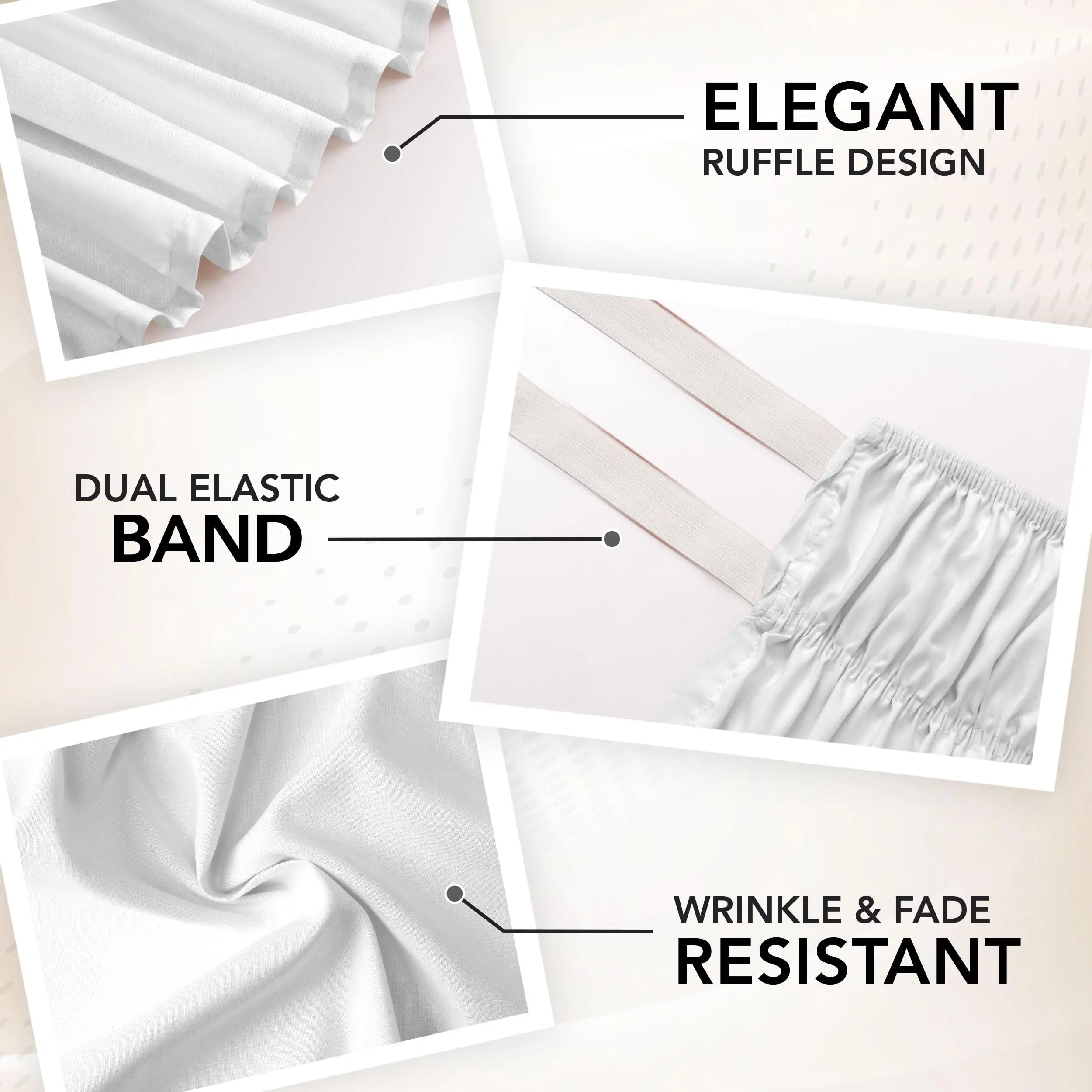 Goodinary® Adjustable Bed Ruffle - Goodinary