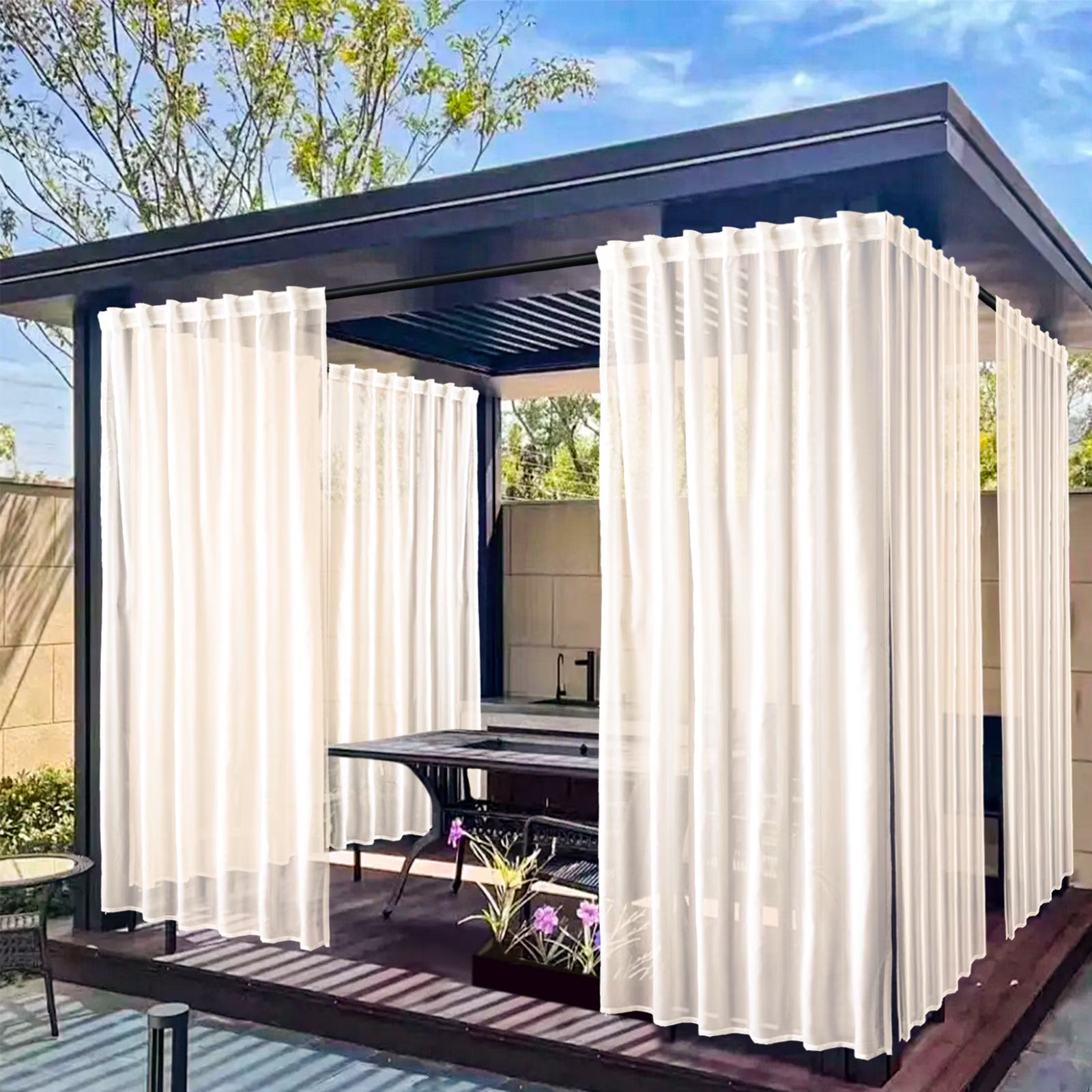 Goodinary® Outdoor Sheer Curtain