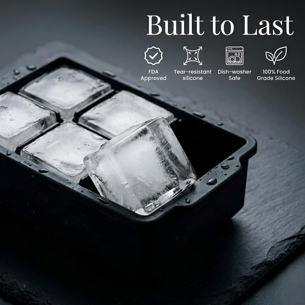 Goodinary® Jumbo Silicone Ice Tray