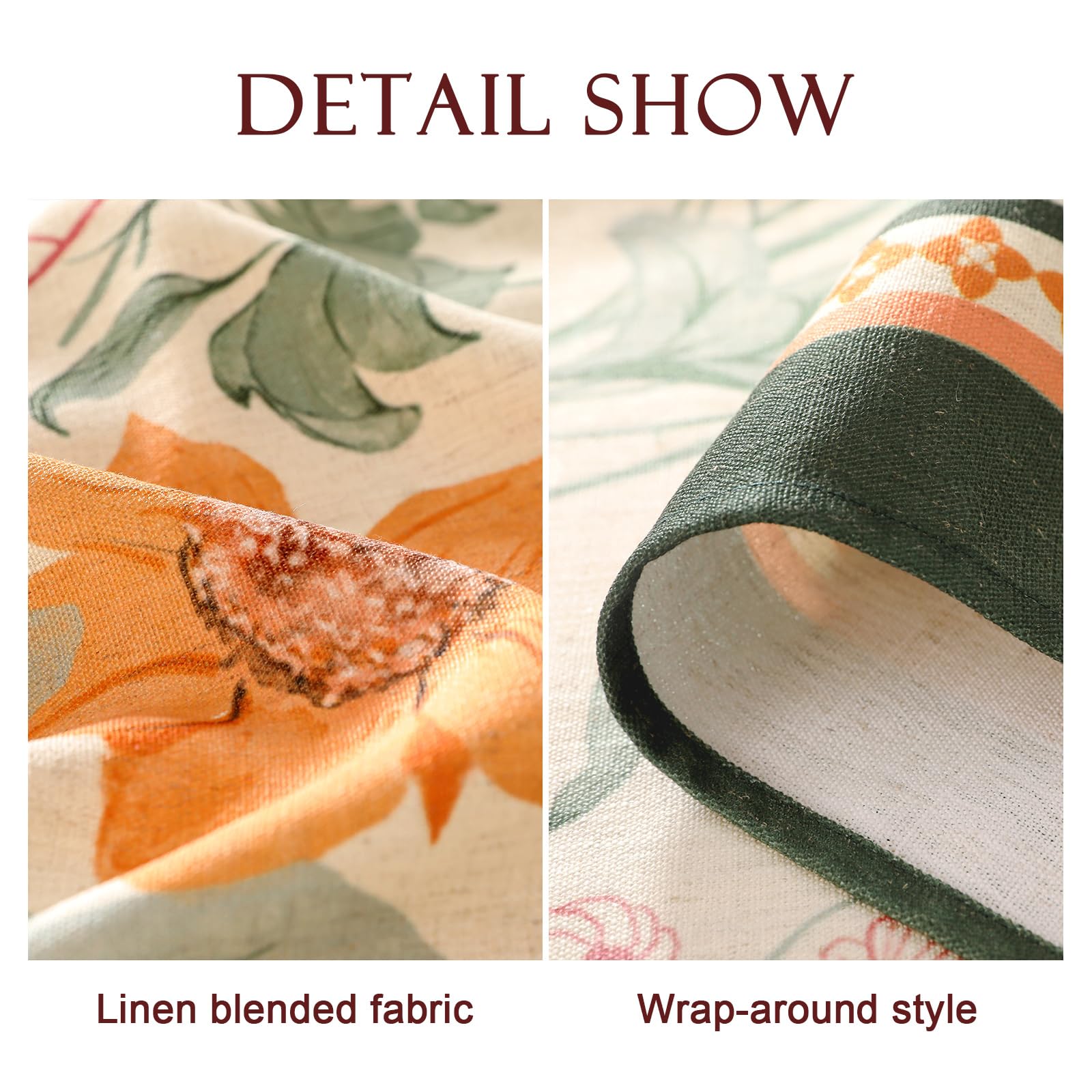 Goodinary® Vintage Design French Linen Tablecloth