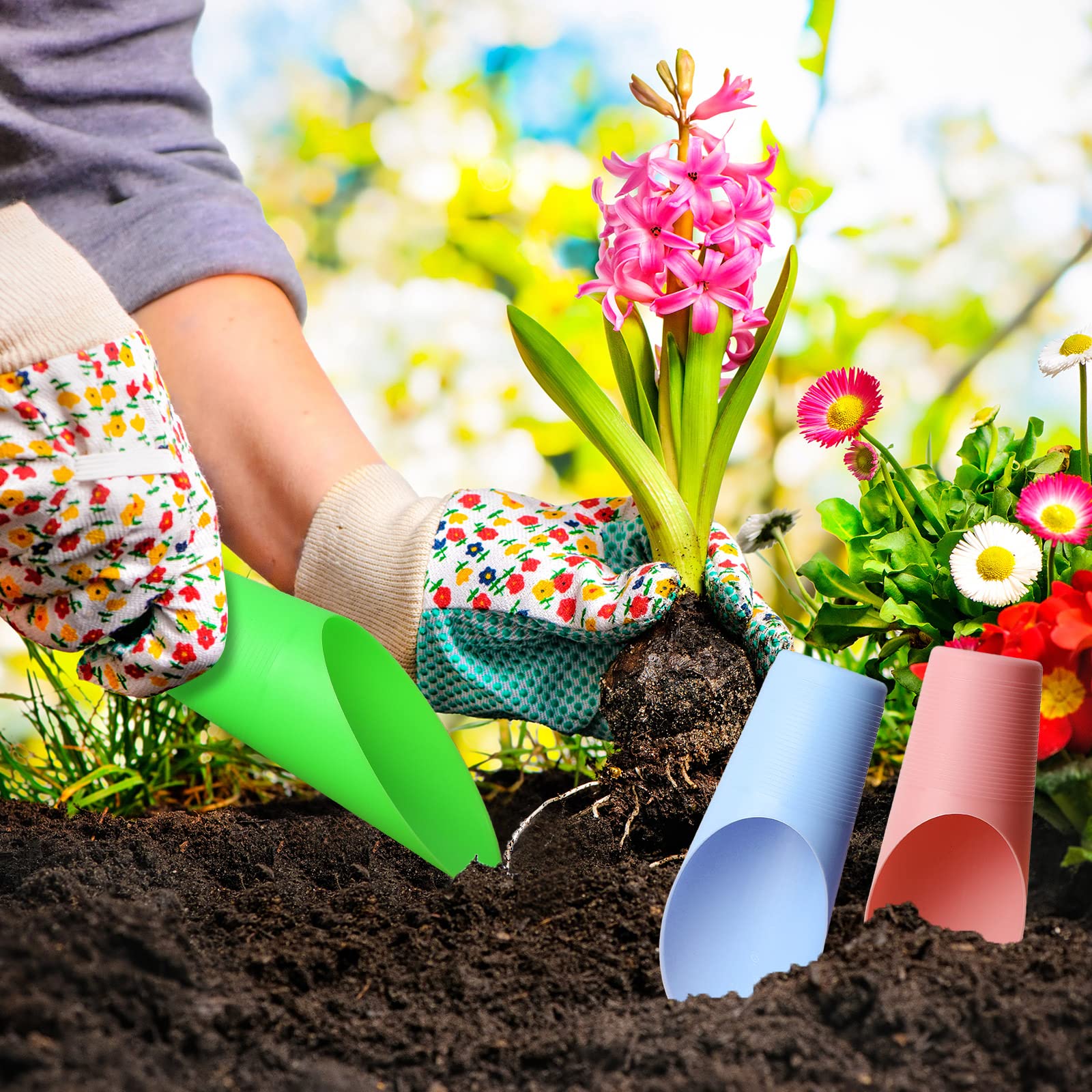 Goodinary® Bonsai Soil Scoops Mini Garden Shovel Set