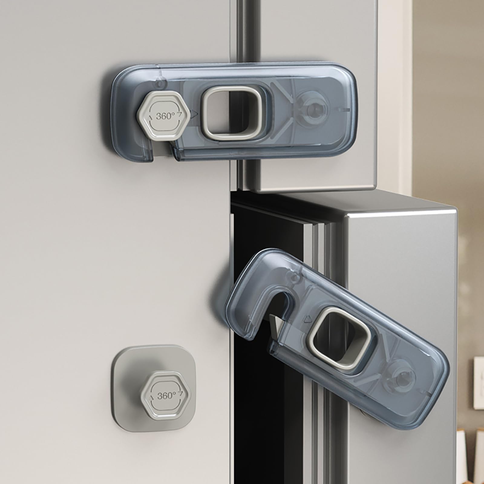 Goodinary® Clear Child Proof Refrigerator Lock