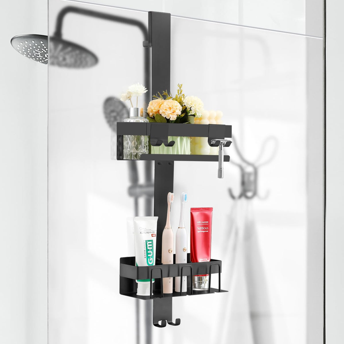 Goodinary® No Drill Bathroom Shelf
