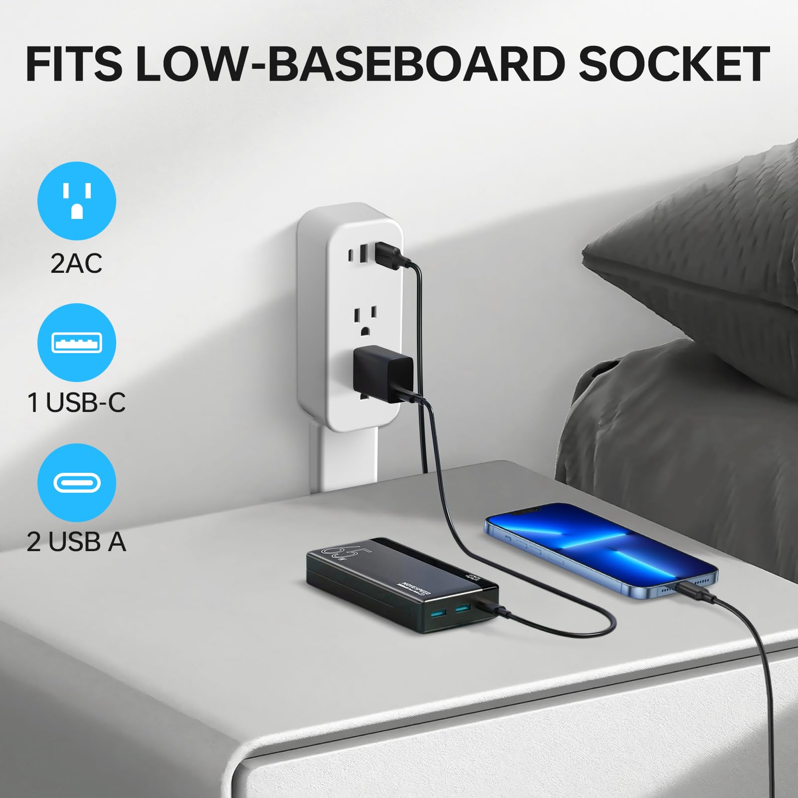 Goodinary® Outlet Extender Plug