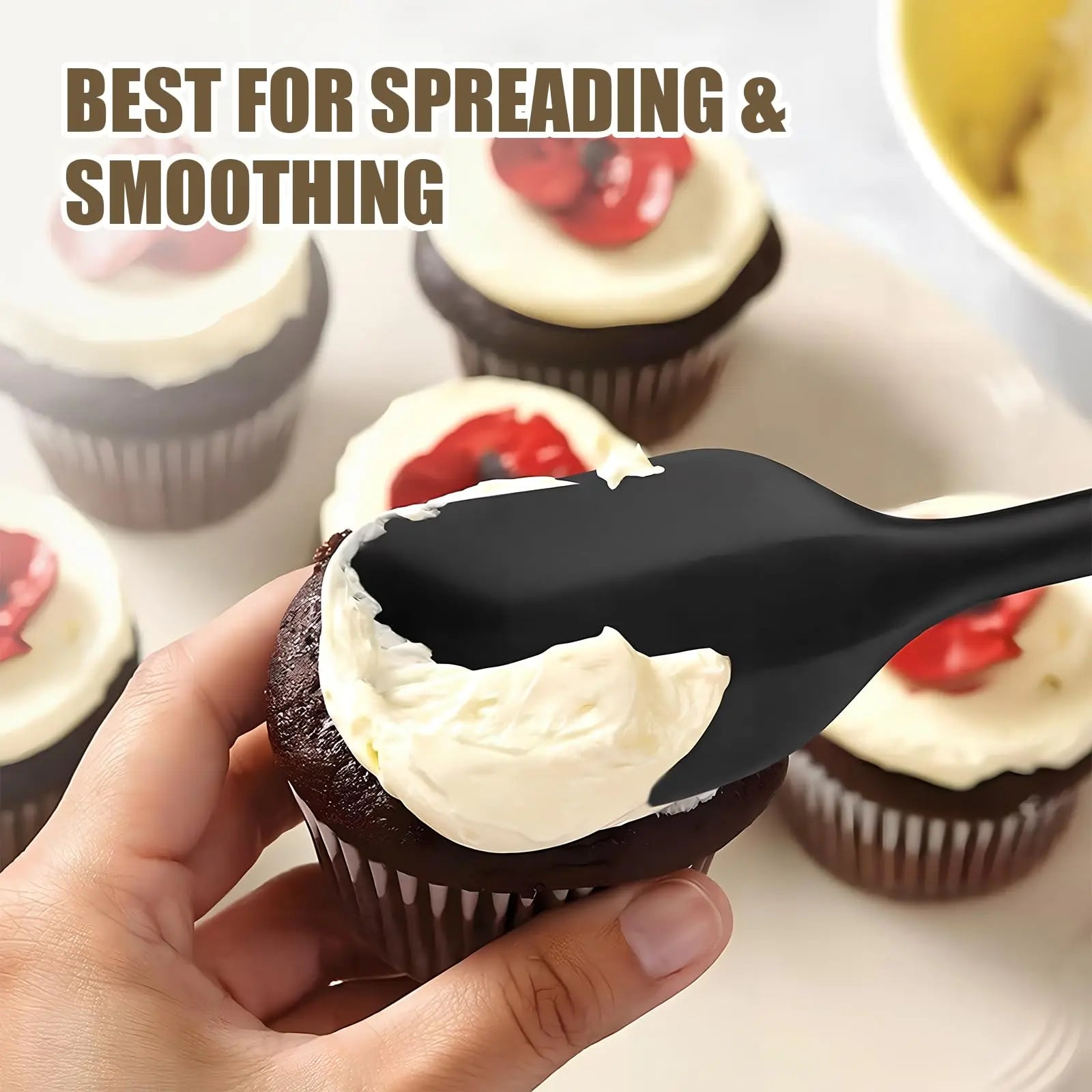 Goodinary® Food Grade Silicone Spatula Set (6/9 Pcs) Goodinary