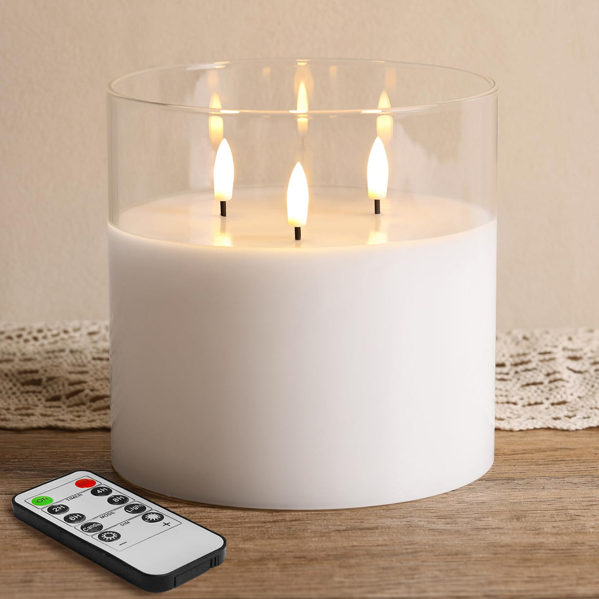 Goodinary® Remote Flameless Pillar Candle
