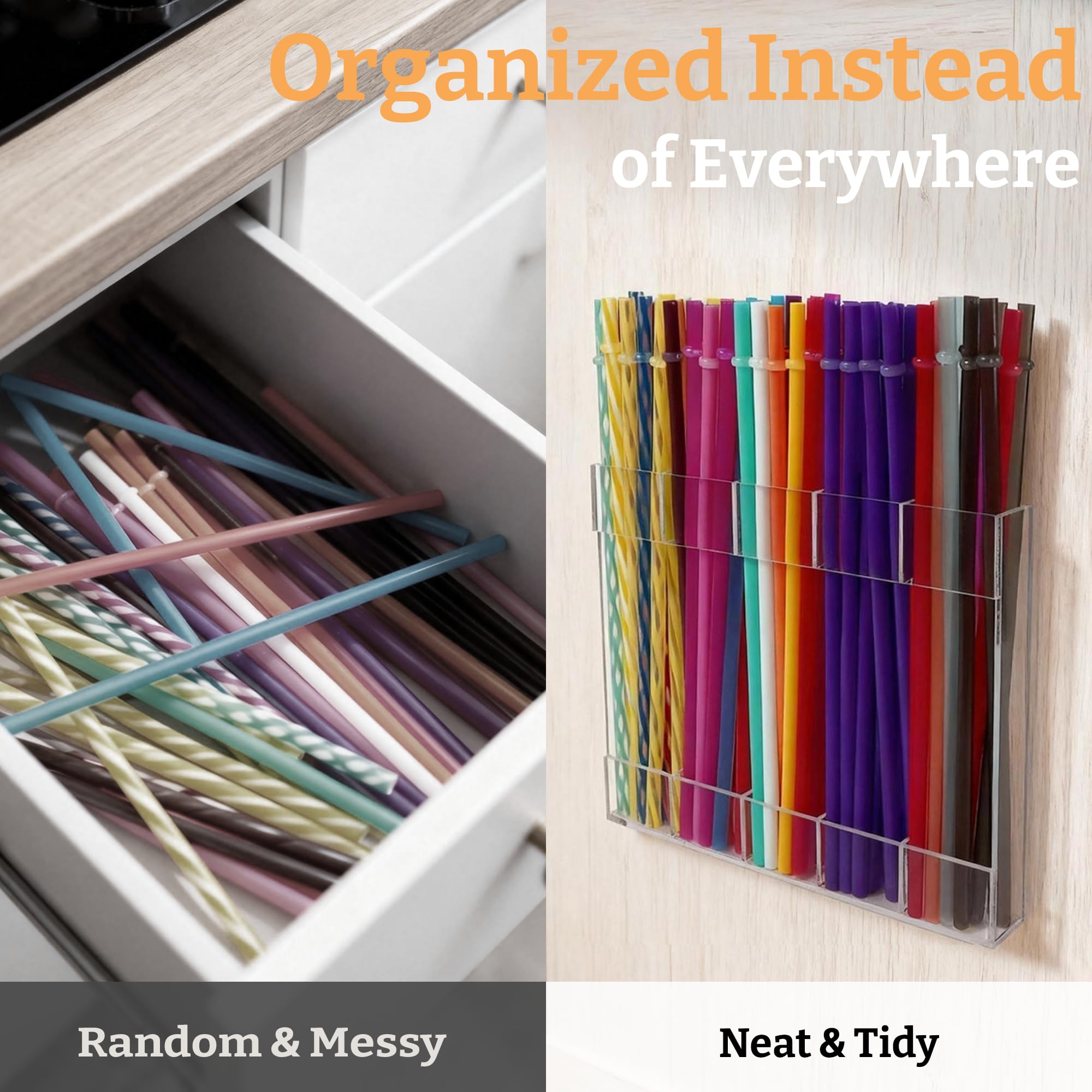 Goodinary® Acrylic Straw Holder