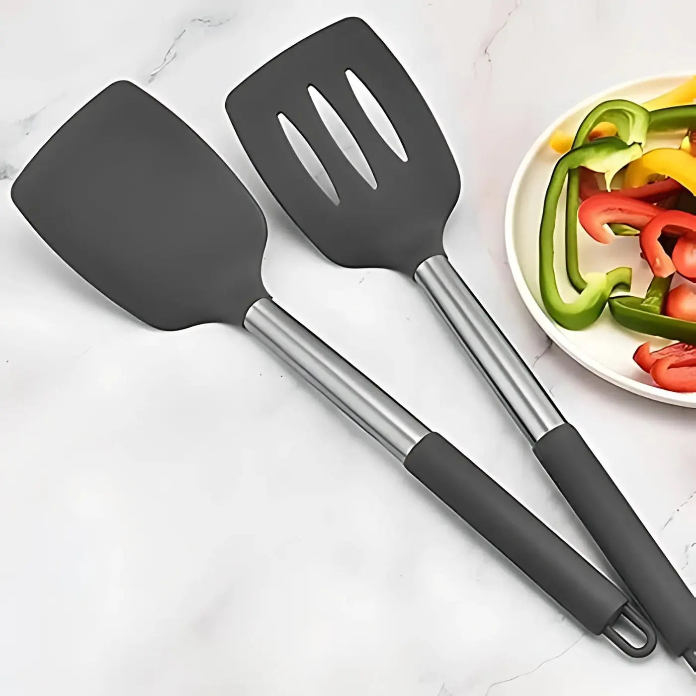 Goodinary® Silicone Spatula Set (2Pcs) Goodinary