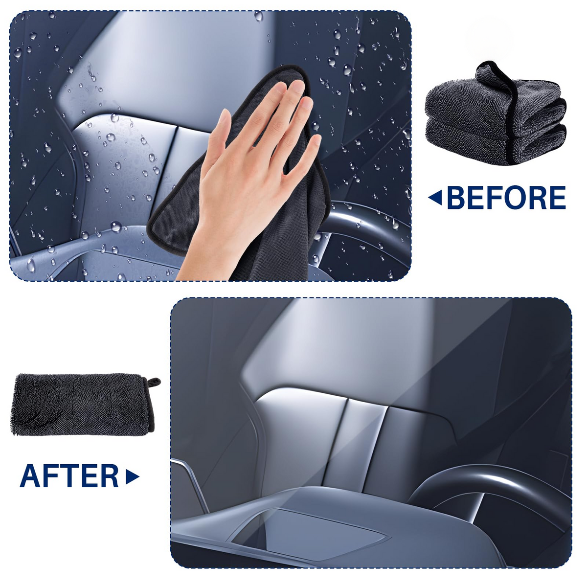 Goodinary® Shiny Wipes Bath Drying Towel