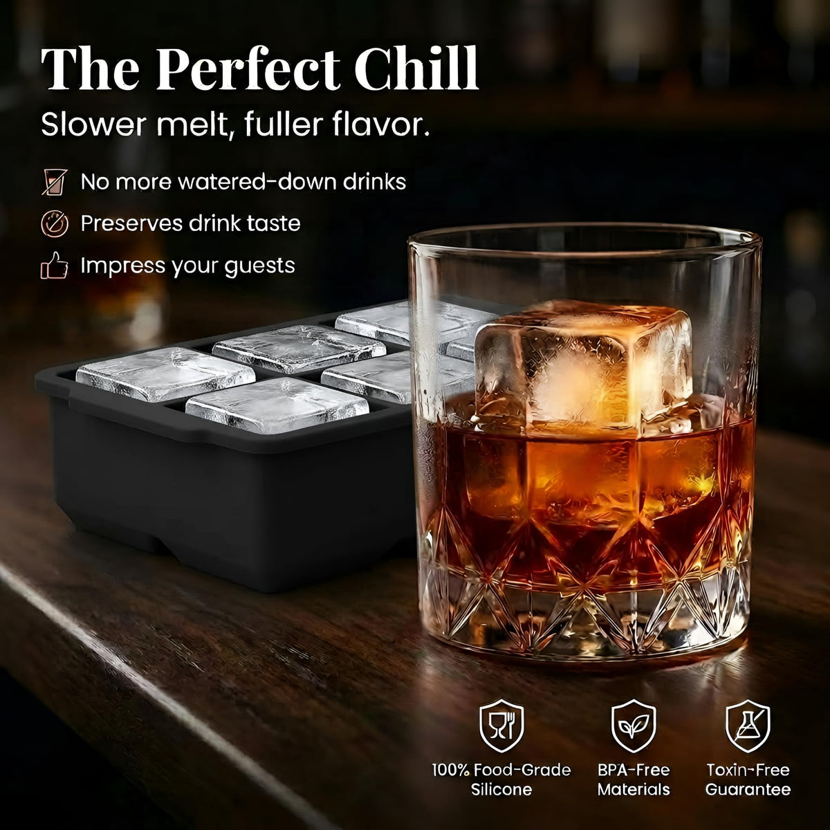 Goodinary® Jumbo Silicone Ice Tray