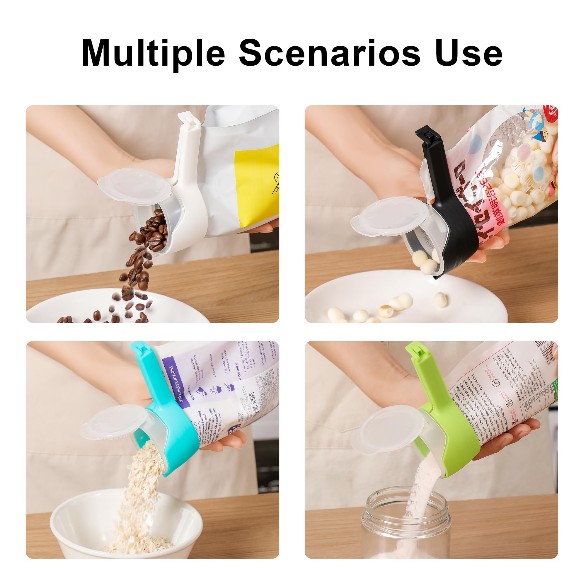 Goodinary® Pour Spout Bag Clips (4 Pcs)