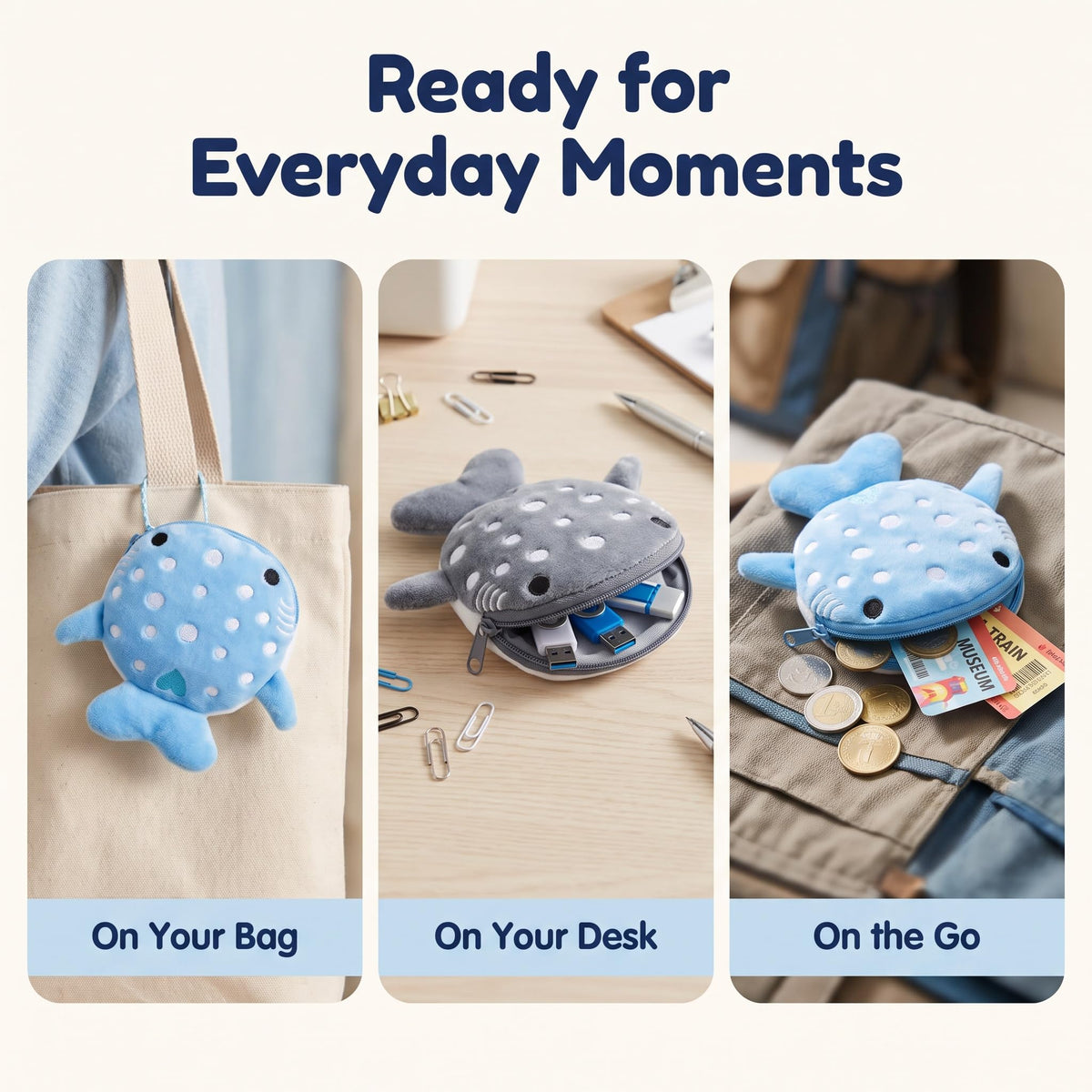 Goodinary® Shark Coin Purse