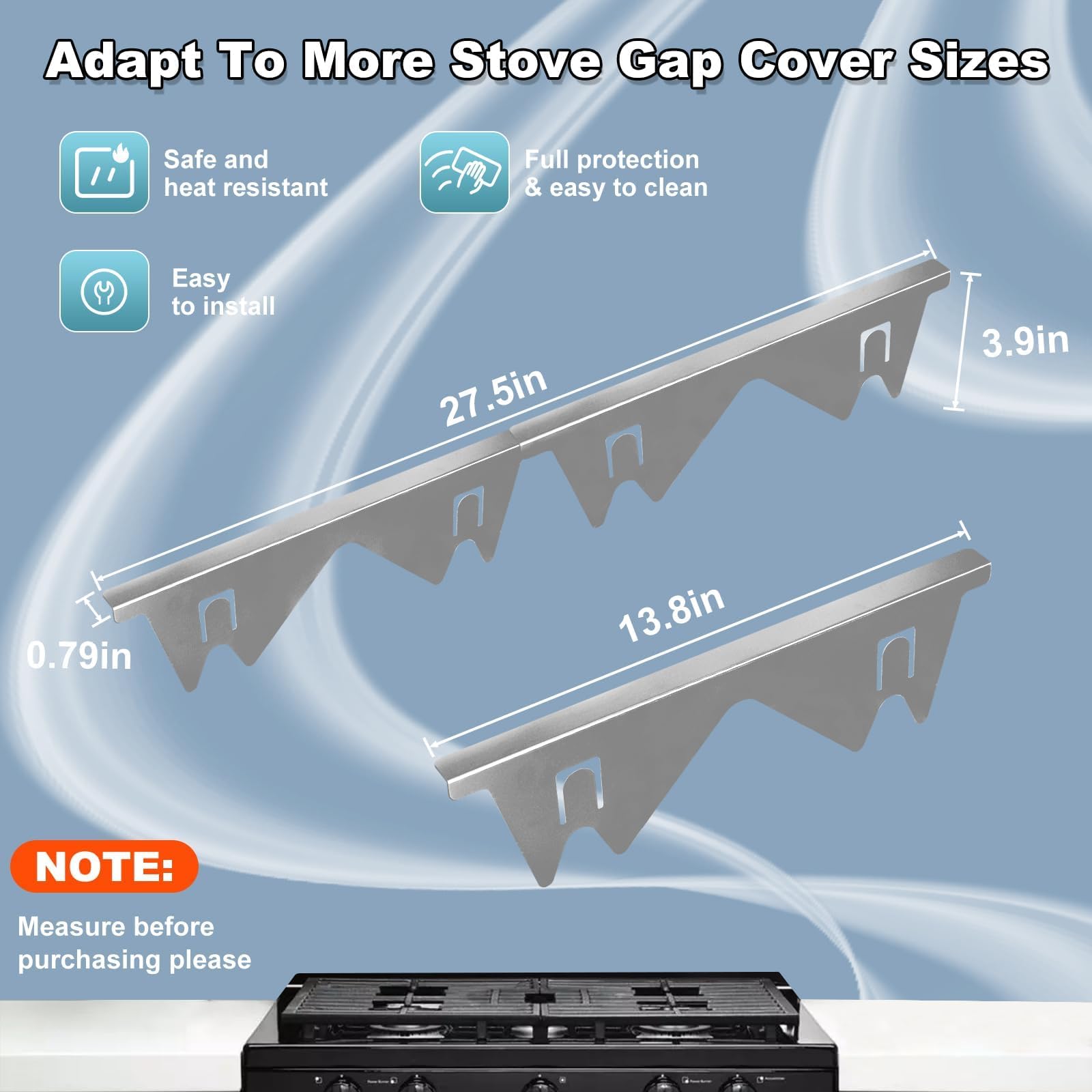 Goodinary® Stove Gap Covers (2 Pairs)