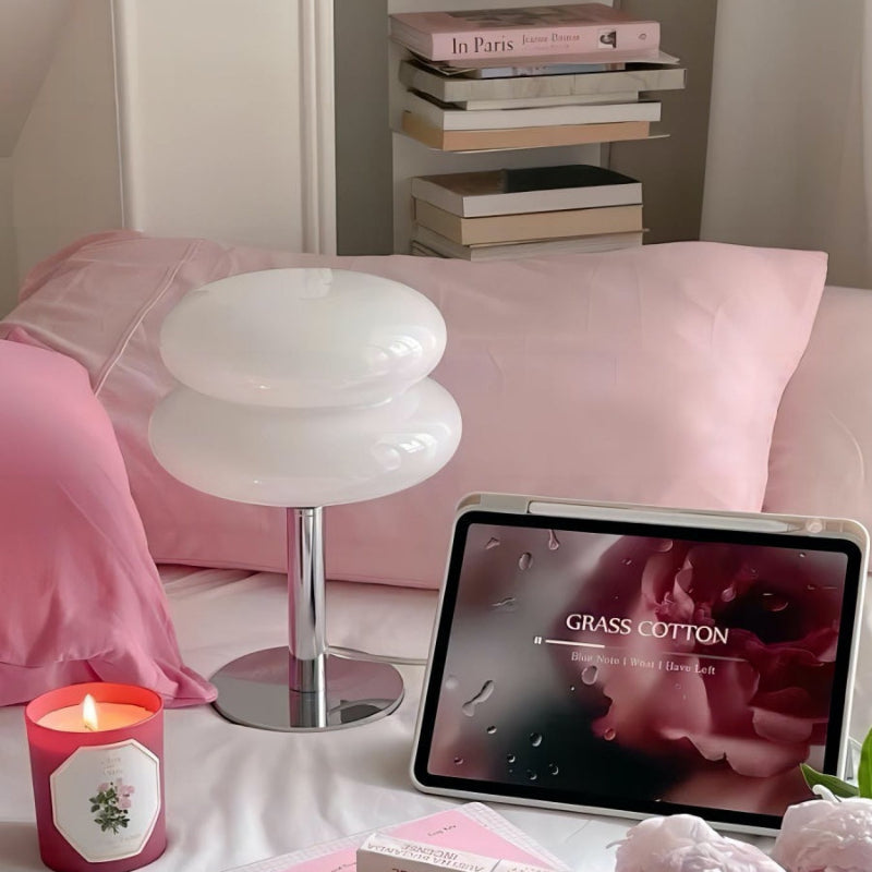 Goodinary® Glass Mushroom Lamp with Dimmable Light