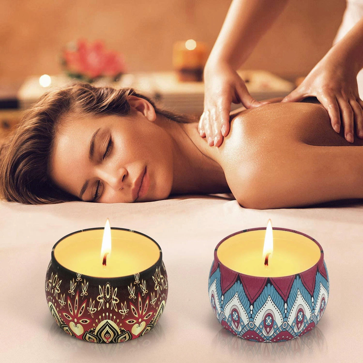 Goodinary® Desert Bloom Candle Set (4 Pcs)