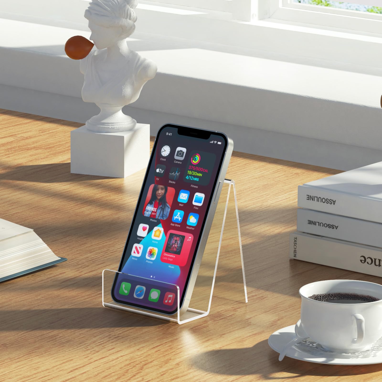 Goodinary® Acrylic Book Display Stand (2 Pcs)