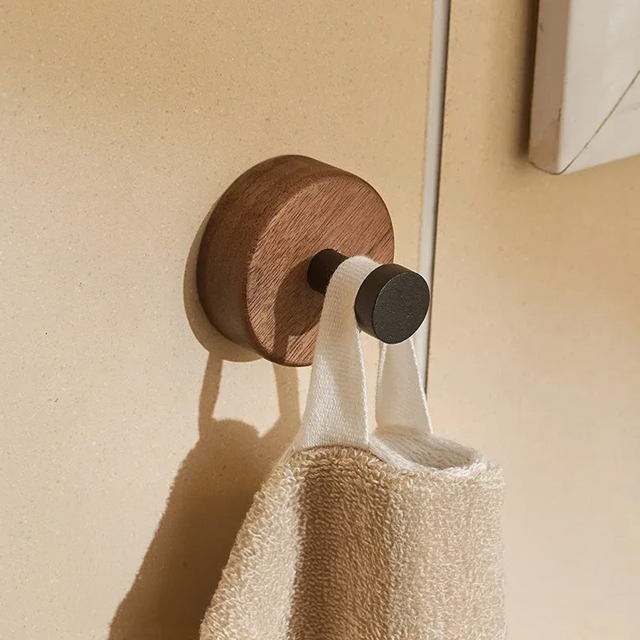 Goodinary® Walnut Self Adhesive Hook (4 Pcs)