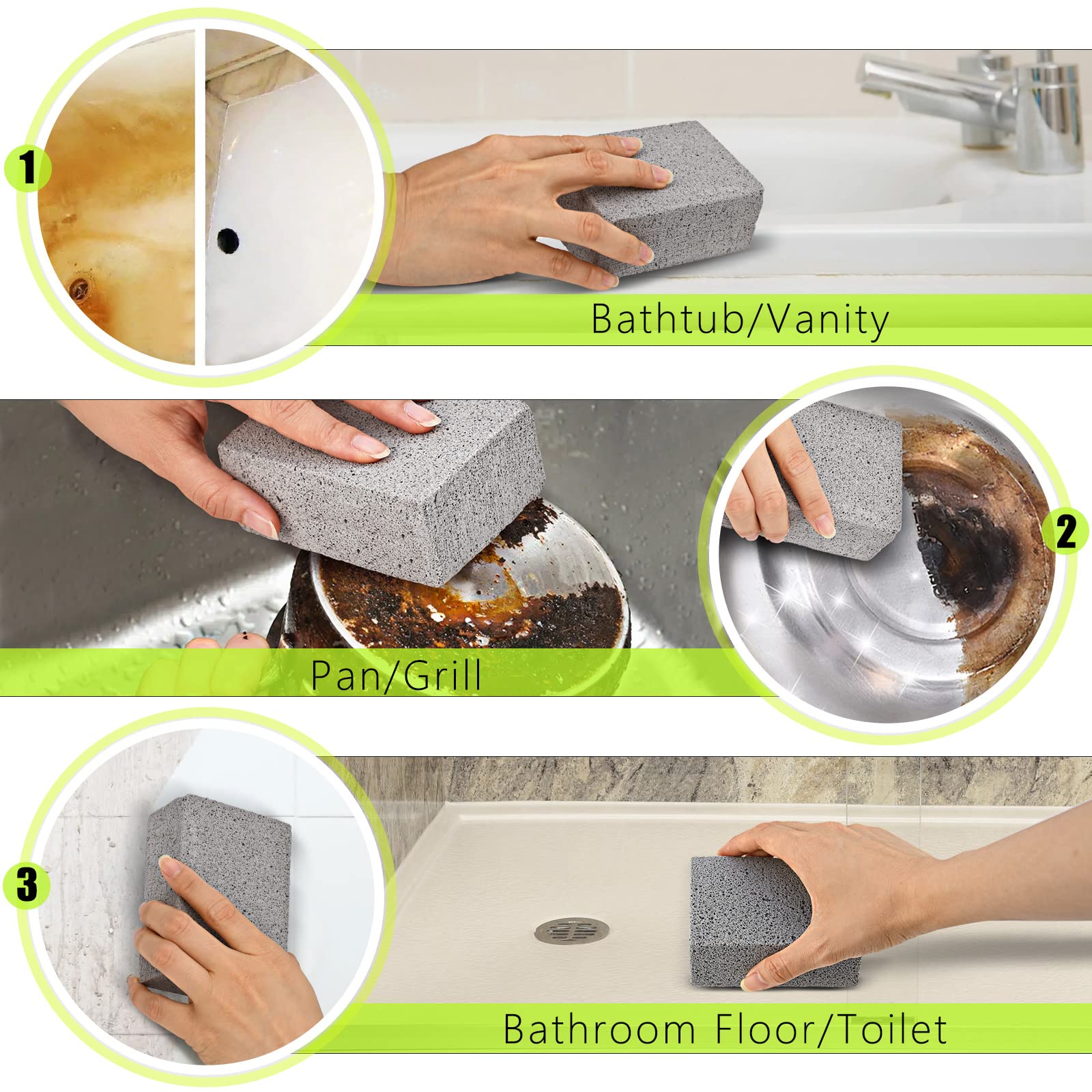 Goodinary® Grill Cleaning Brick (6 Packs)