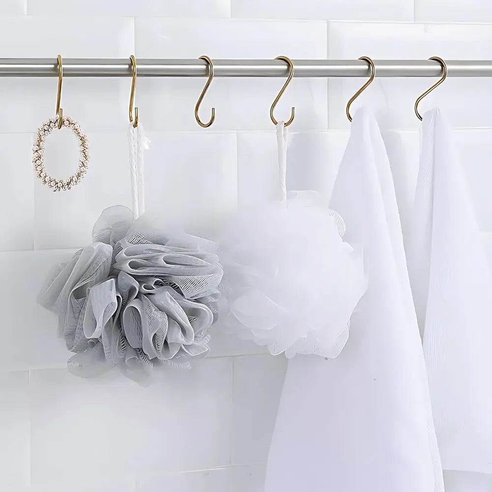 Goodinary® Multipurpose Aluminium S Shaped Hooks Matte Finish - Goodinary