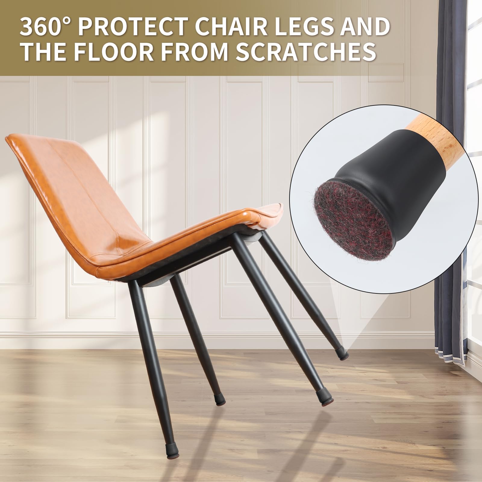 Goodinary® Chair Leg Protectors (8 Pcs)