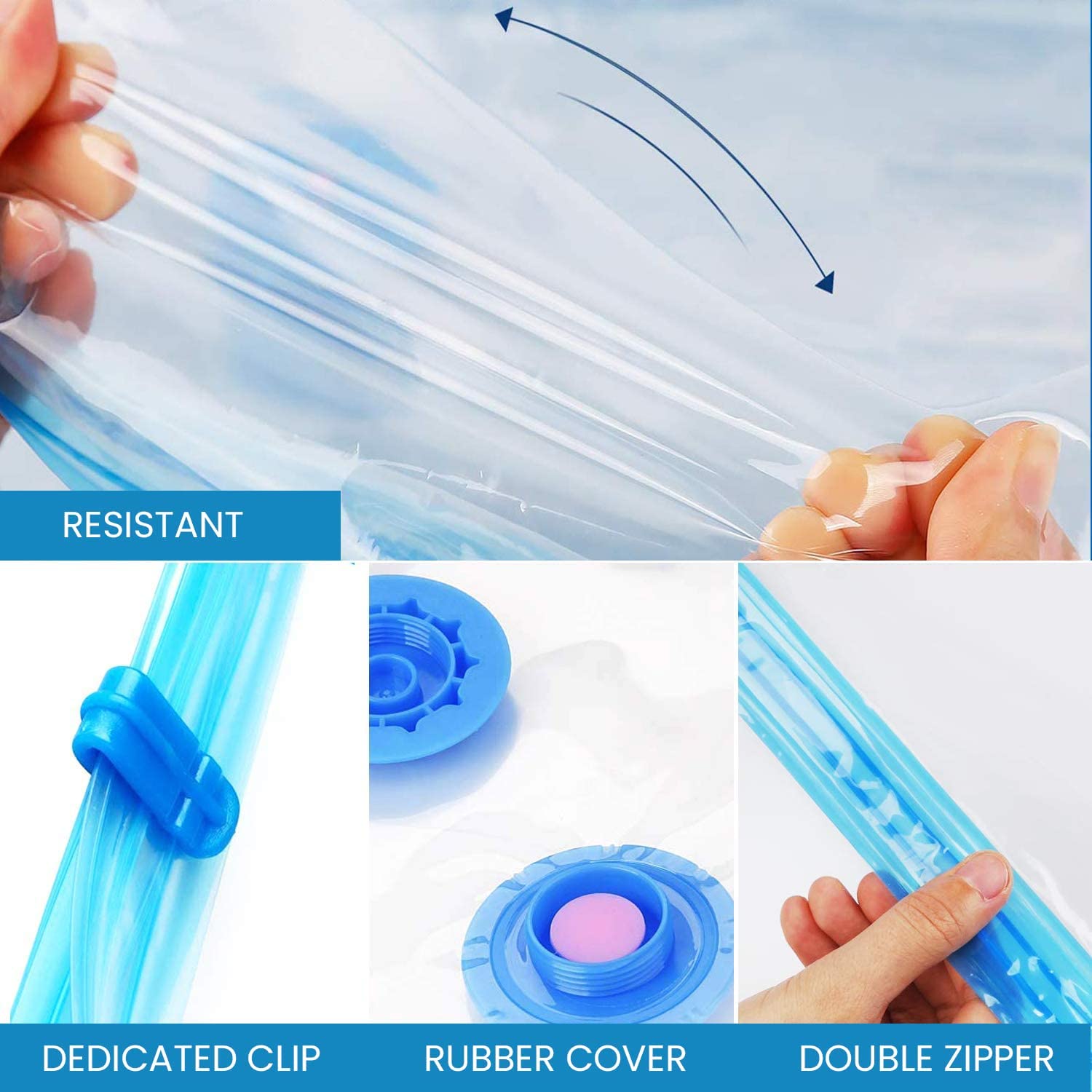 Goodinary® Jumbo Vacuum Storage Bags Pack (5Pcs)