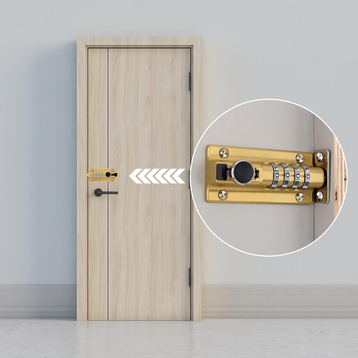 Goodinary® Combination Gate Latch