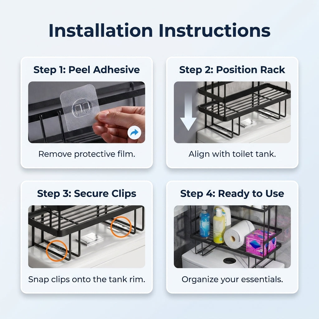 Goodinary® Over Toilet Storage Shelf