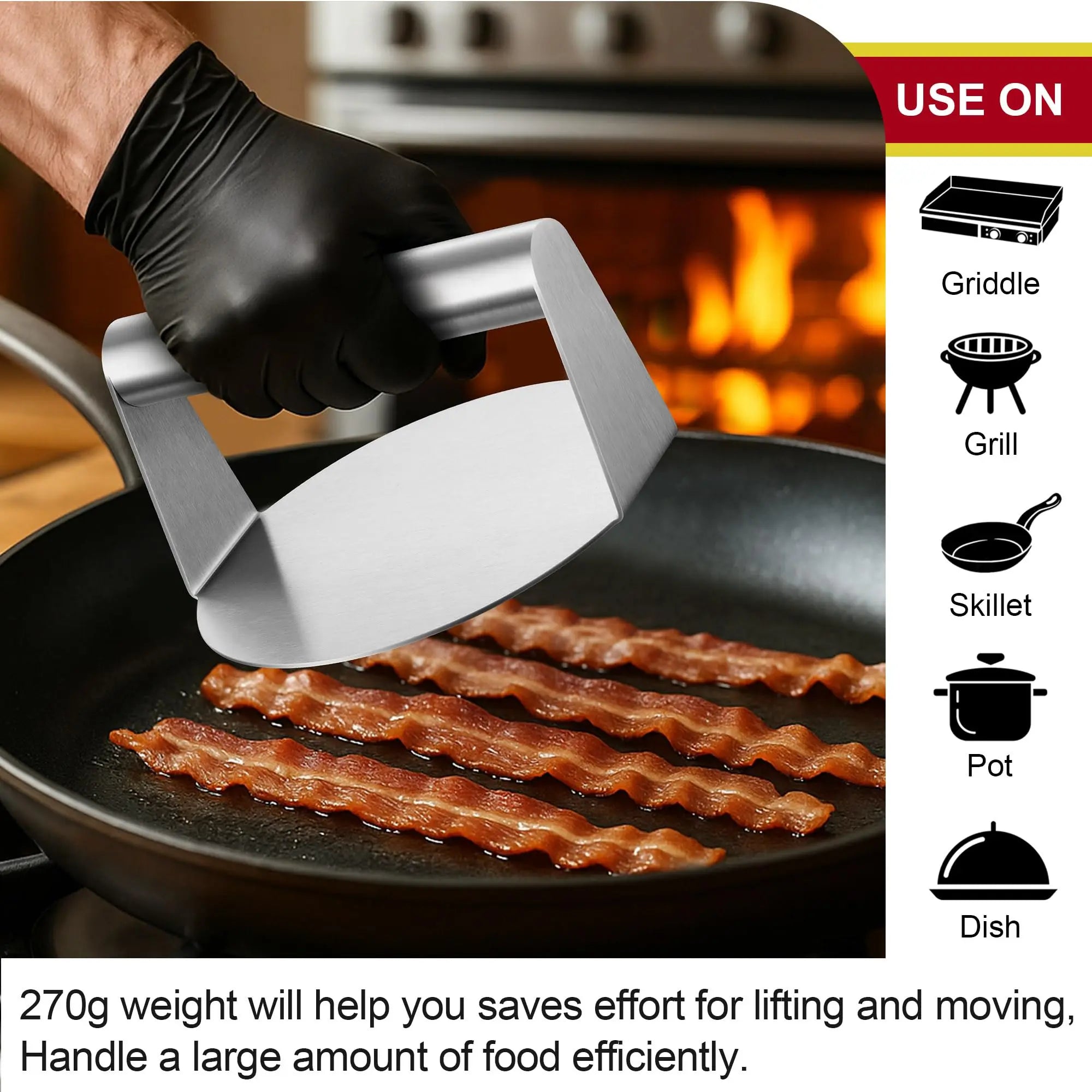 Goodinary® Stainless Steel Burger Press Goodinary