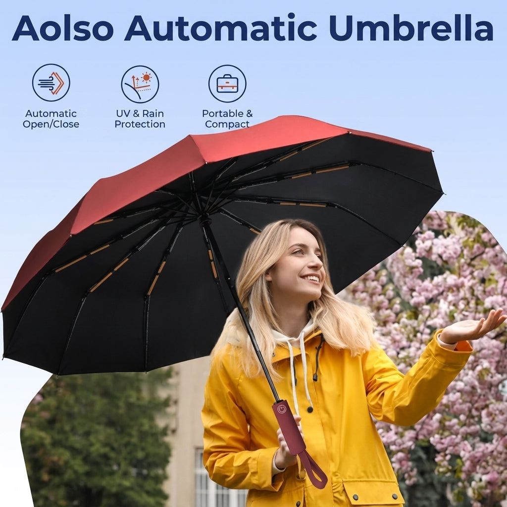 Goodinary® Reflective Travel Umbrella