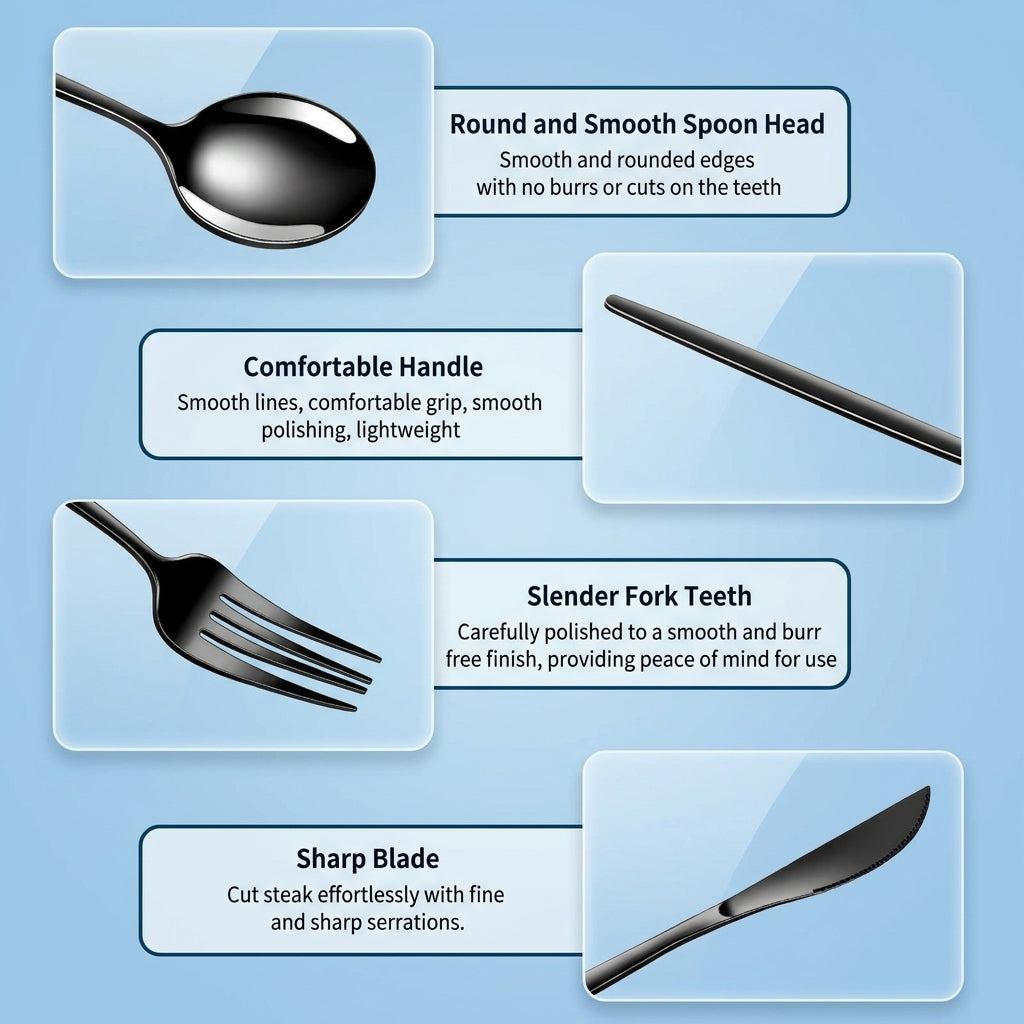 Goodinary® Flatware Cutlery Set (16 Pcs)