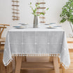 Goodinary® Square Waterproof Farmhouse Tablecloth