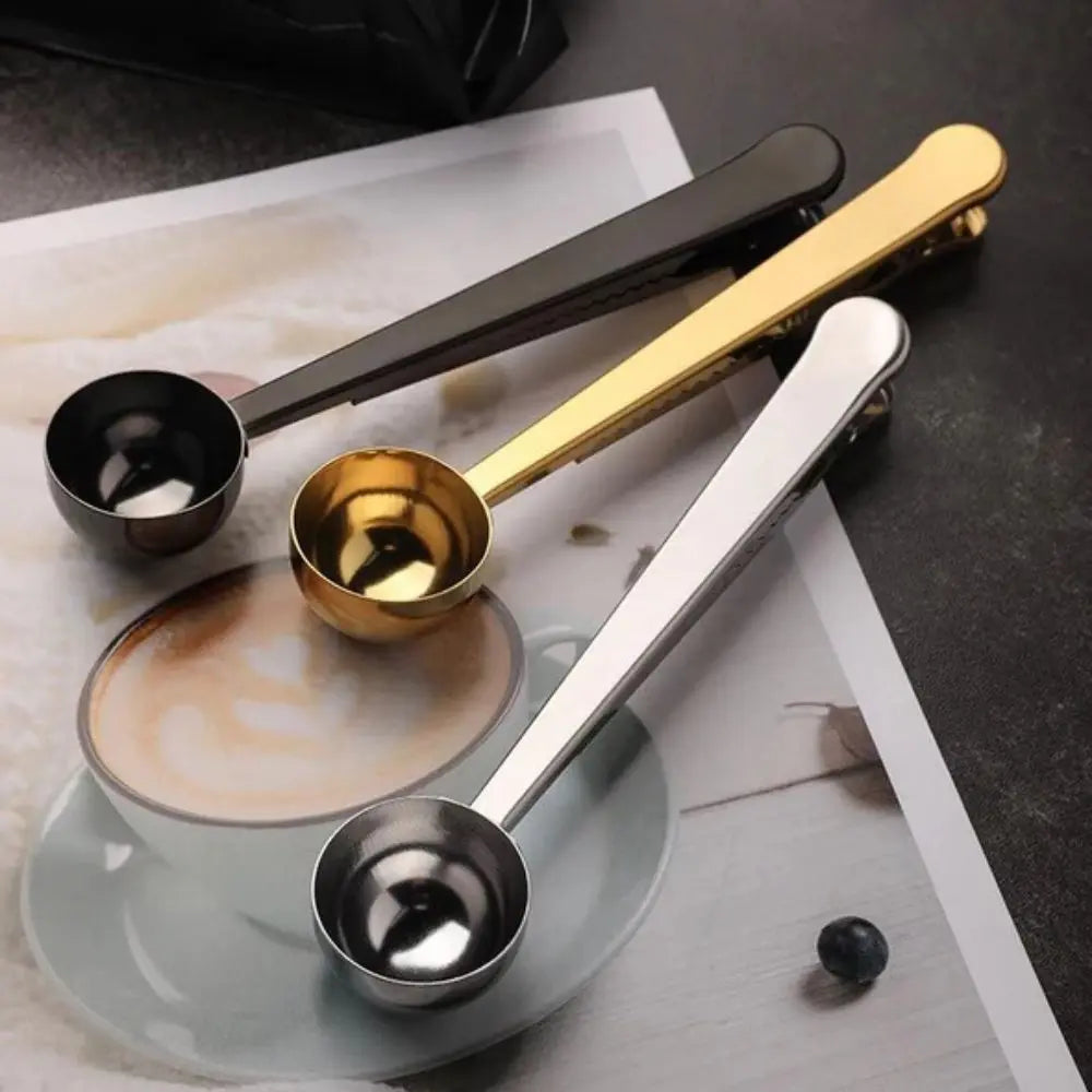 Goodinary® Stainless Steel Coffee Scoop Clip (3Pcs) Goodinary