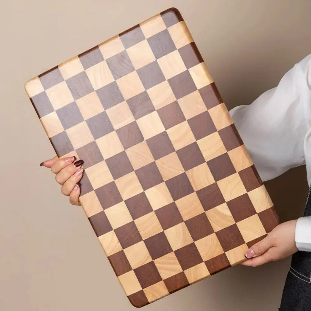 Goodinary® Checkered Wood Cutting Board Goodinary