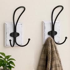 Goodinary® Wooden Pine Hook Rack (2 Pcs)