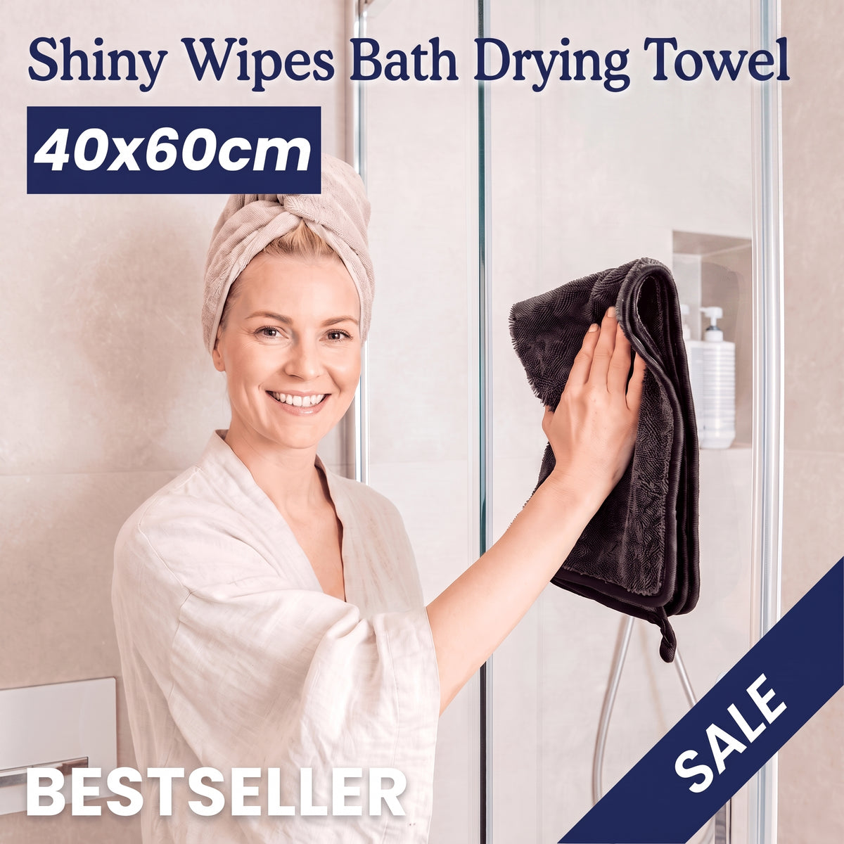 Goodinary® Shiny Wipes Bath Drying Towel