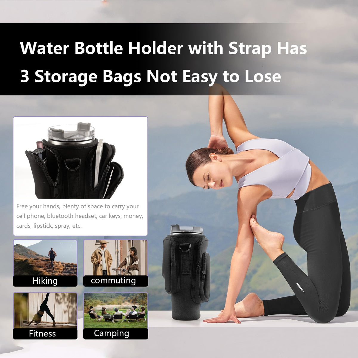 Goodinary® Crossbody Tumbler Carrier