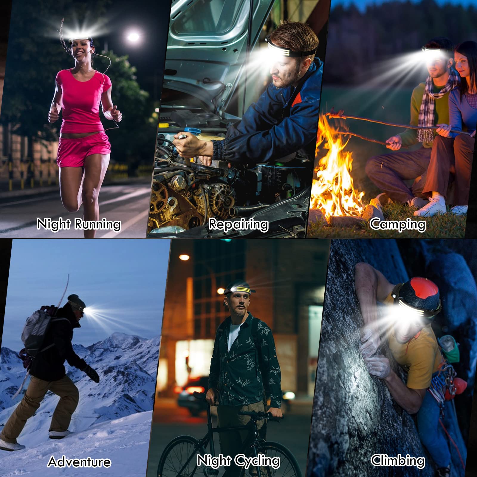 Goodinary® Rechargeable LED Headlamp