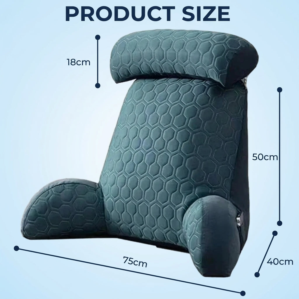 Goodinary® Reading Lounge Cushion with Side Pockets