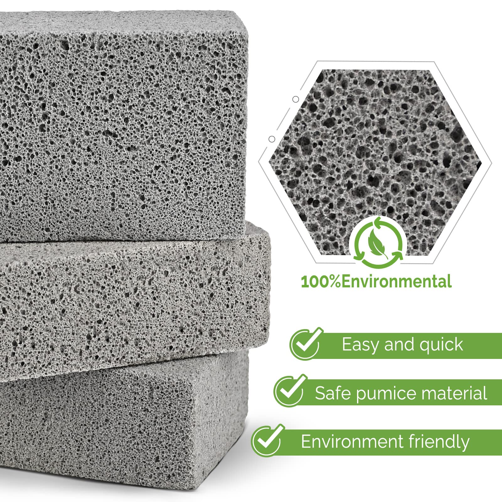 Goodinary® Grill Cleaning Brick (6 Packs)