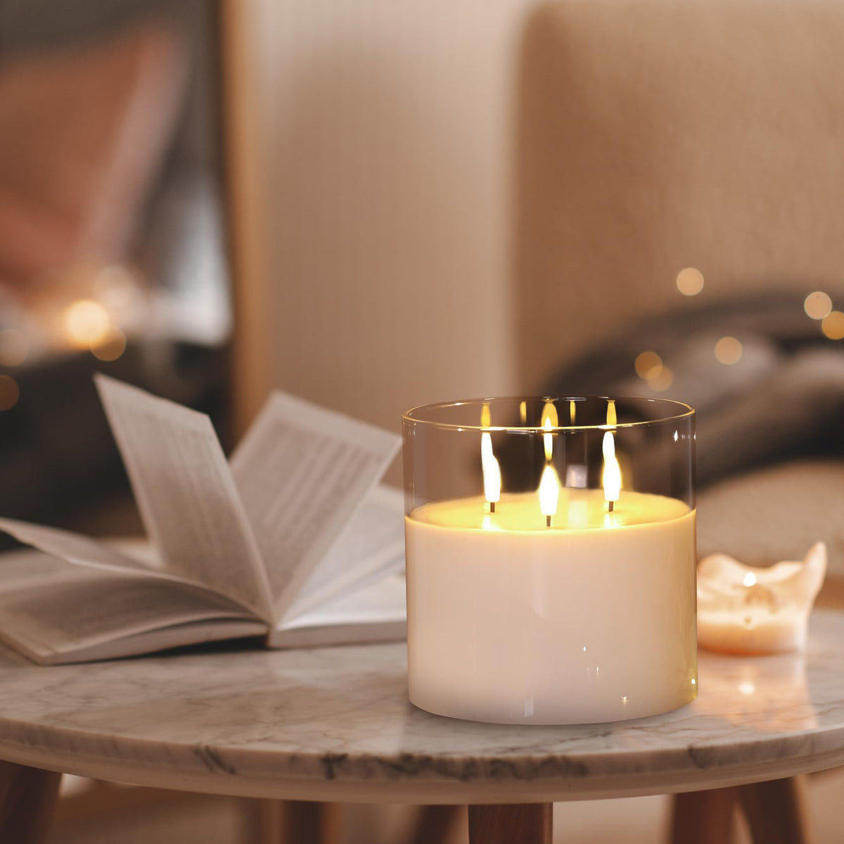 Goodinary® Remote Flameless Pillar Candle