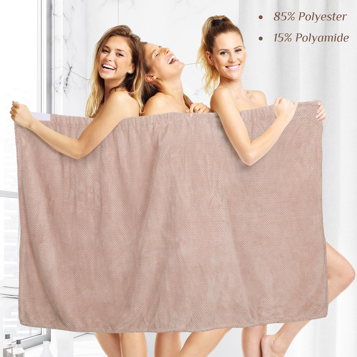 Goodinary® Bath Towel Wrap Set (2 Pcs)