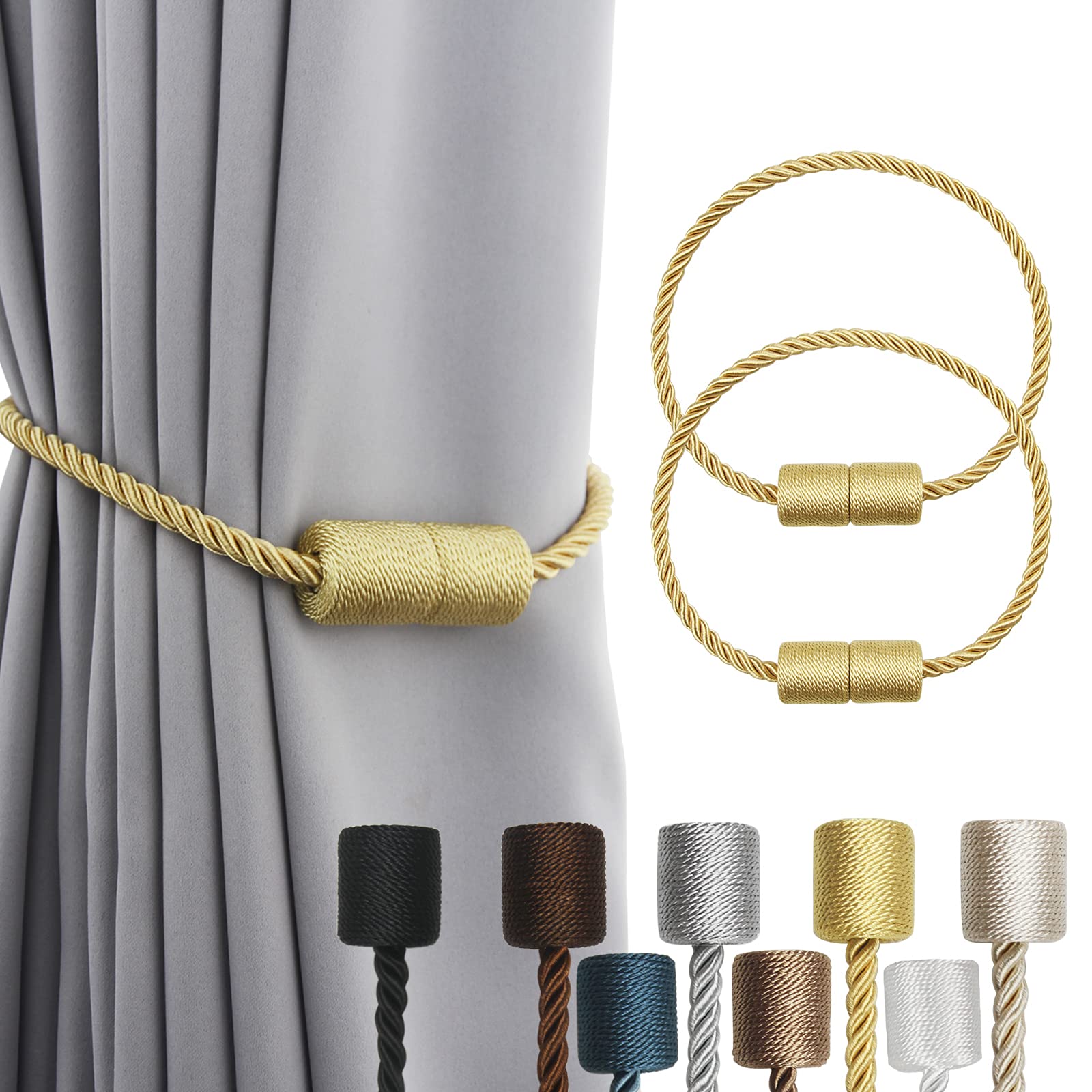 Goodinary® Magnetic Curtain Tiebacks